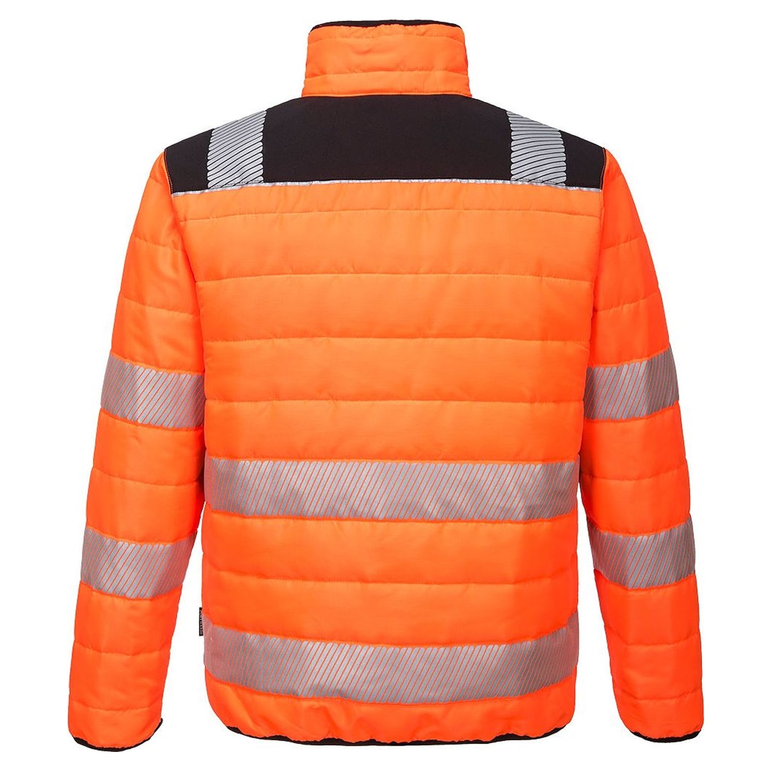 Orange-Black - Back - Portwest Mens Hi-Vis Jacket