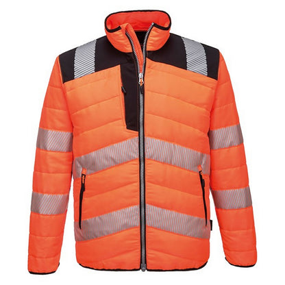 Orange-Black - Front - Portwest Mens Hi-Vis Jacket