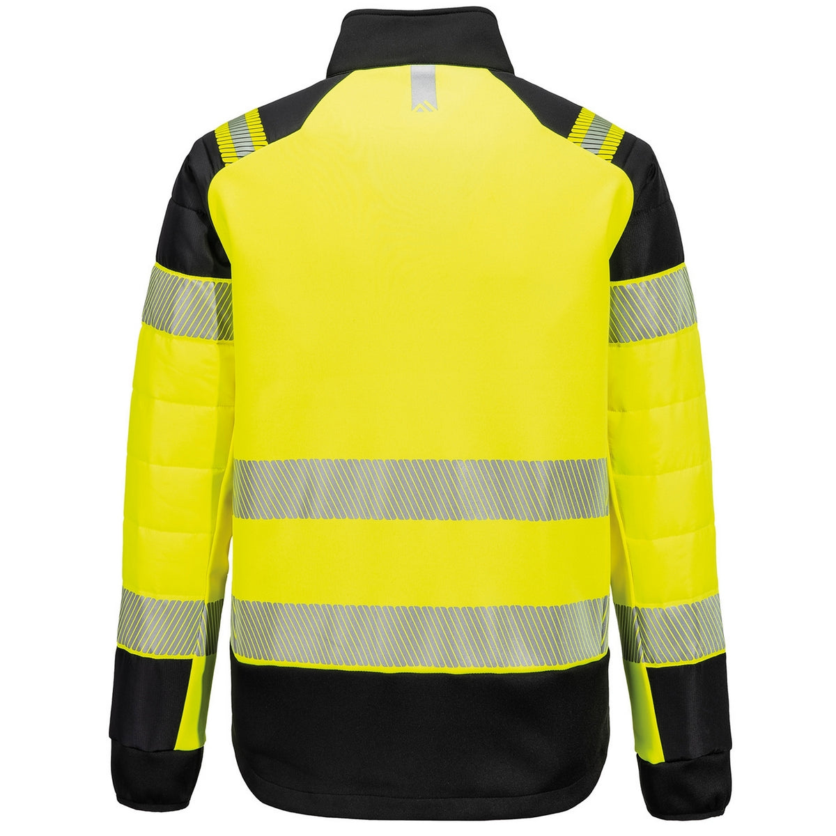 Yellow-Black - Back - Portwest Mens Hybrid High-Vis Jacket