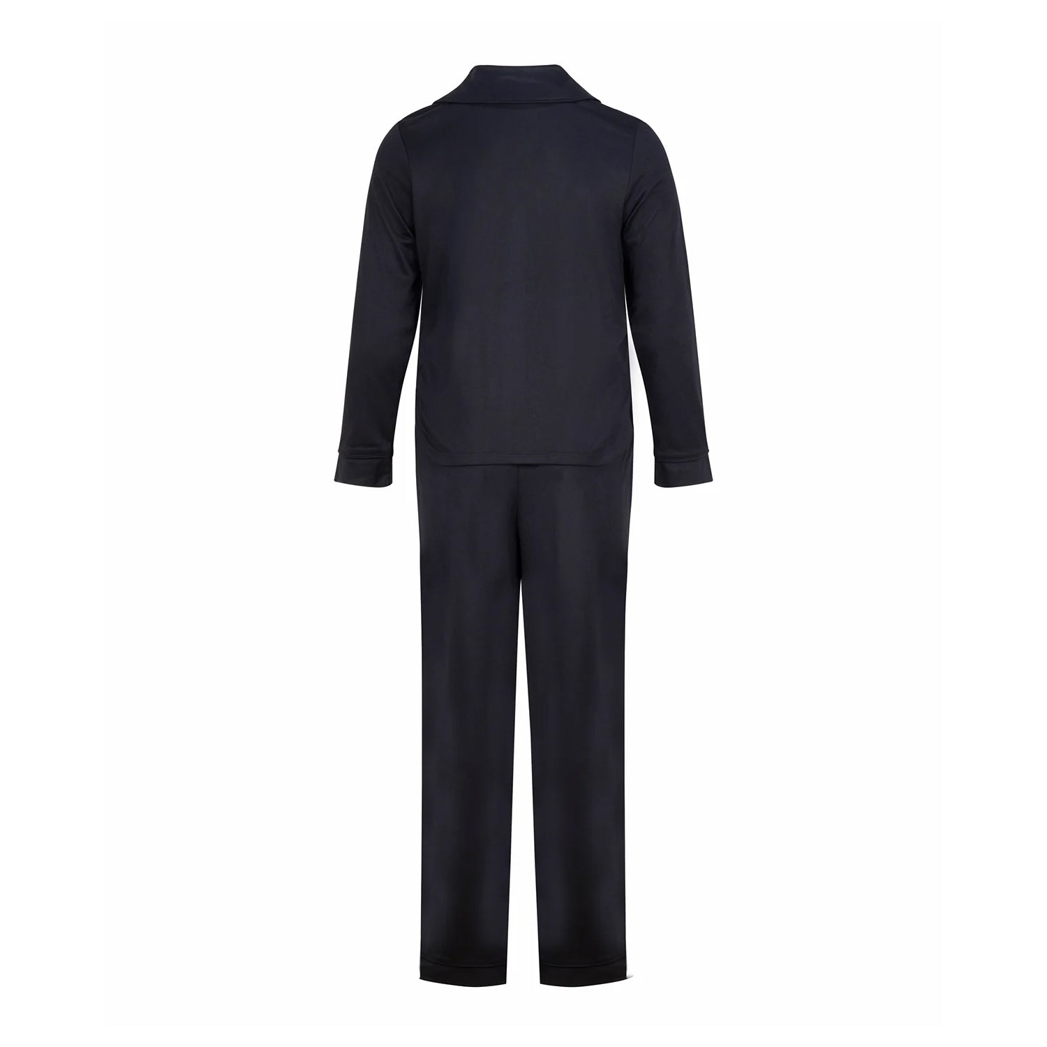 Black - Back - Towel City Womens-Ladies Supersoft Pyjama Set