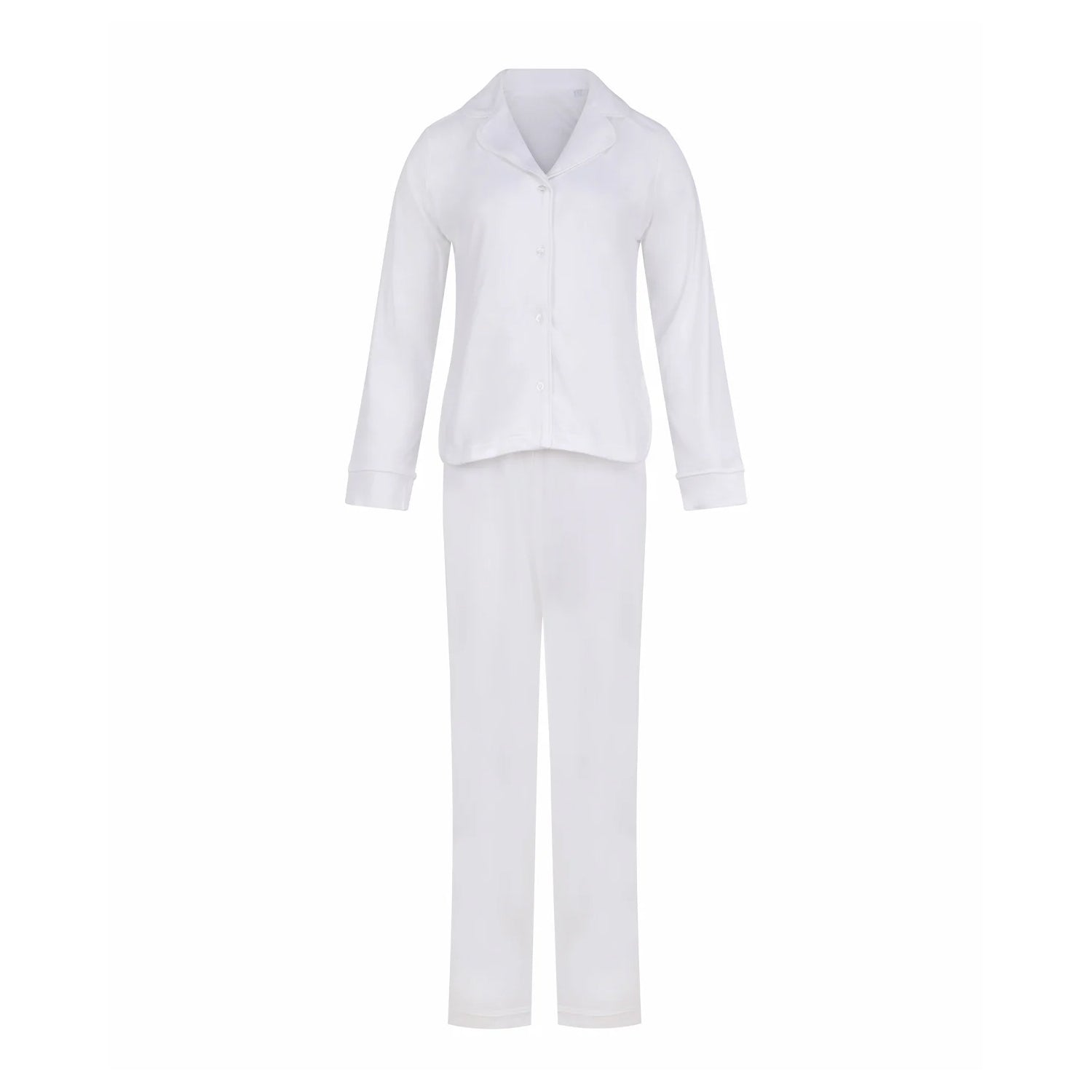 Ivory - Front - Towel City Womens-Ladies Supersoft Pyjama Set