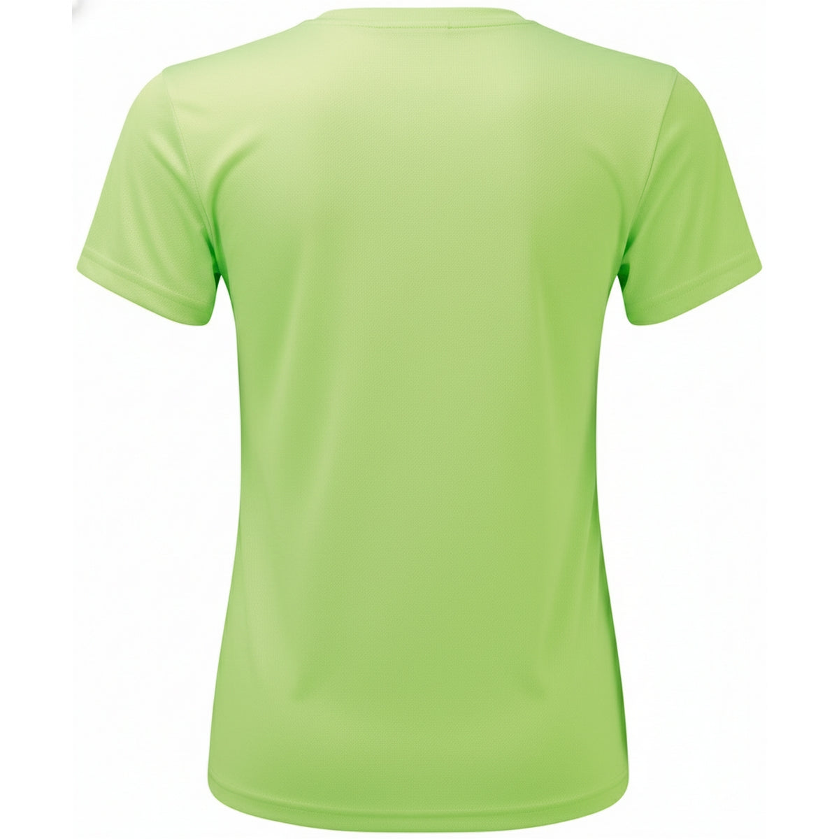 Lightning Green - Back - TriDri Womens-Ladies Ion-Charge Textured Recycled T-Shirt