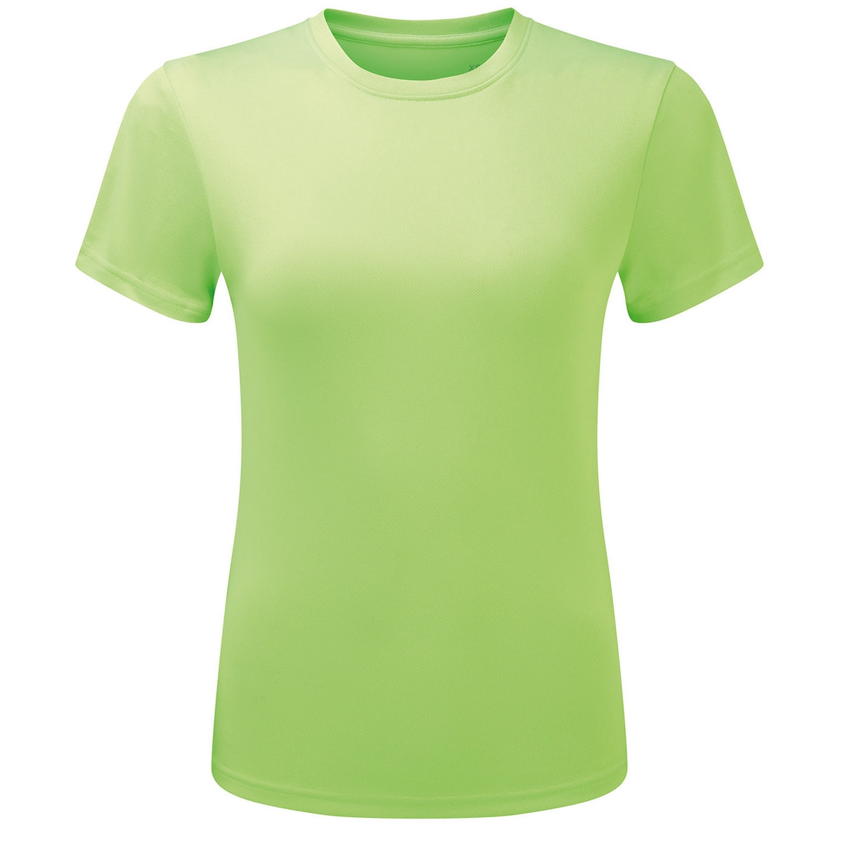 Lightning Green - Front - TriDri Womens-Ladies Ion-Charge Textured Recycled T-Shirt
