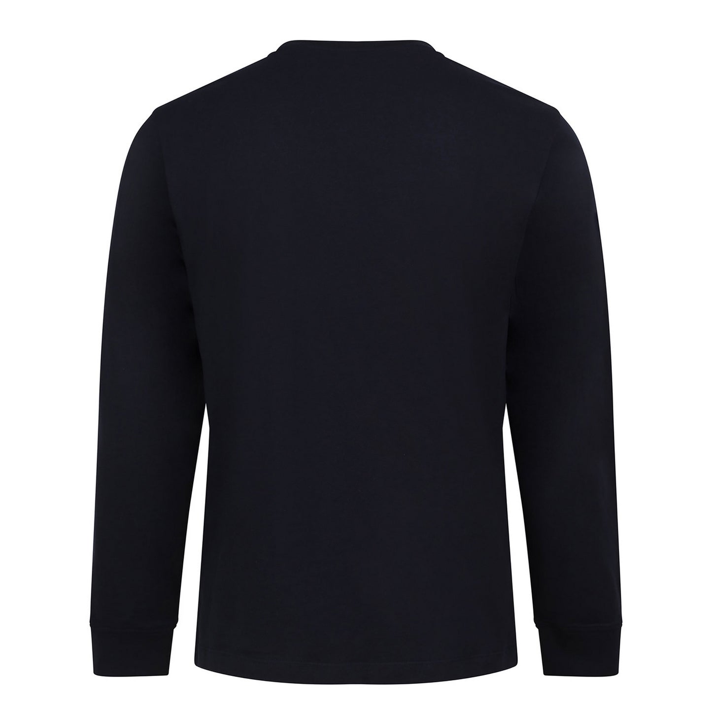 Deep Black - Back - Awdis Mens Long-Sleeved T-Shirt