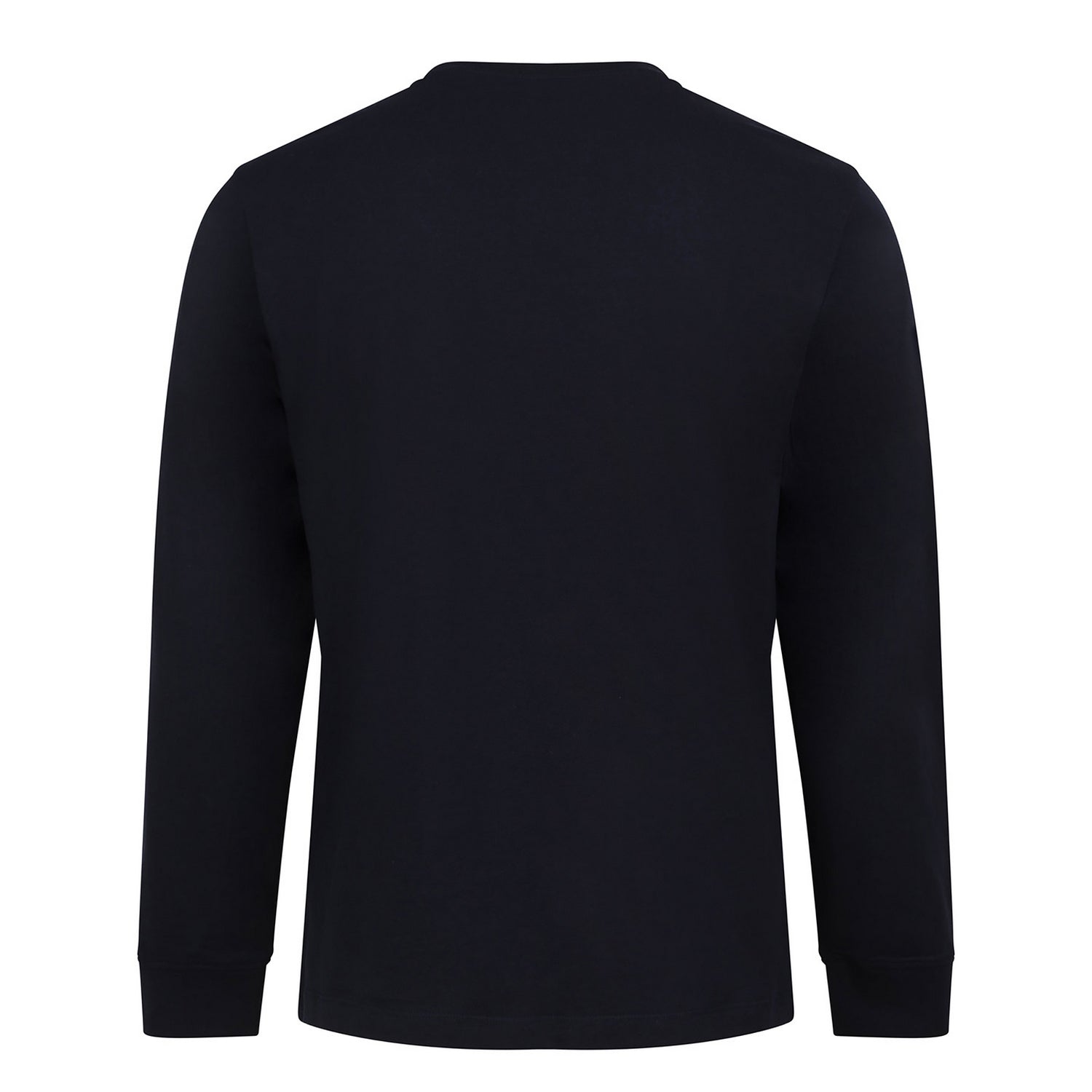 Deep Black - Back - Awdis Mens Long-Sleeved T-Shirt