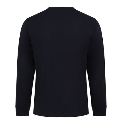 Deep Black - Back - Awdis Mens Long-Sleeved T-Shirt