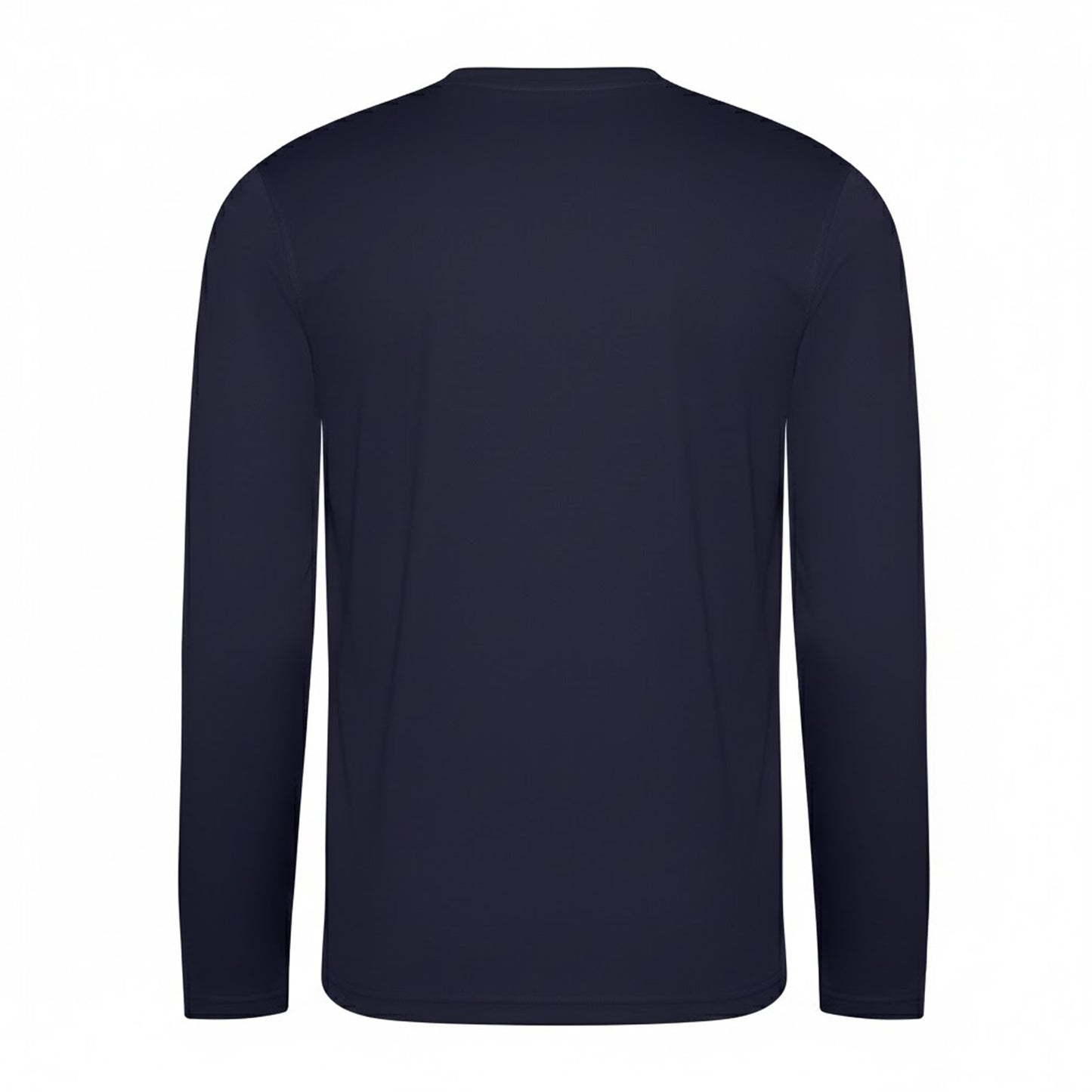 New French Navy - Back - Awdis Mens Long-Sleeved T-Shirt