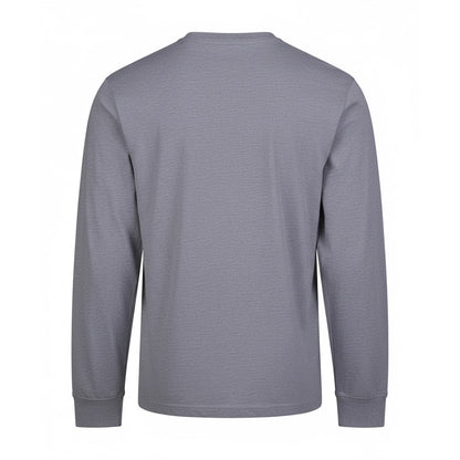 Heather Grey - Back - Awdis Mens Long-Sleeved T-Shirt