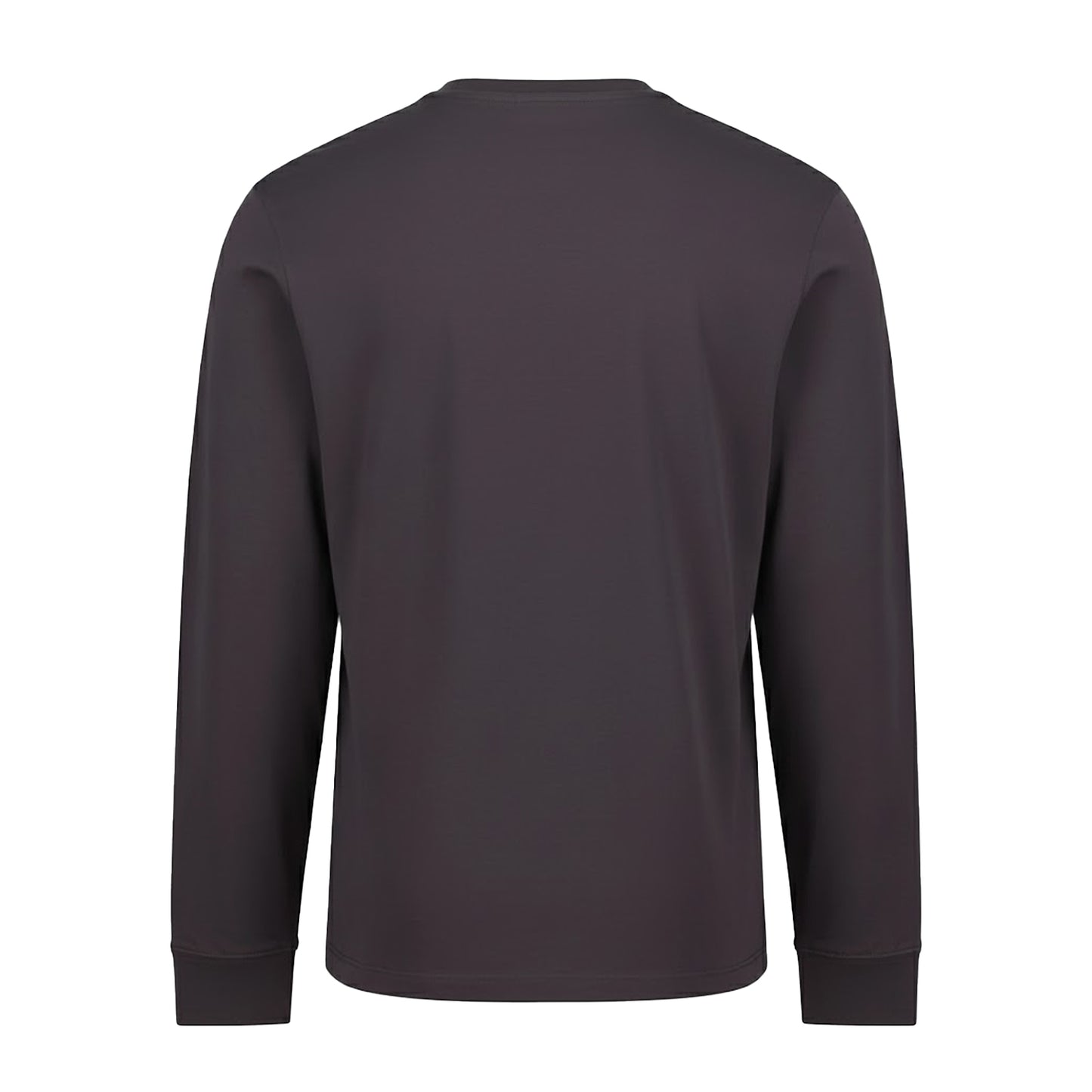 Solid Charcoal - Back - Awdis Mens Long-Sleeved T-Shirt