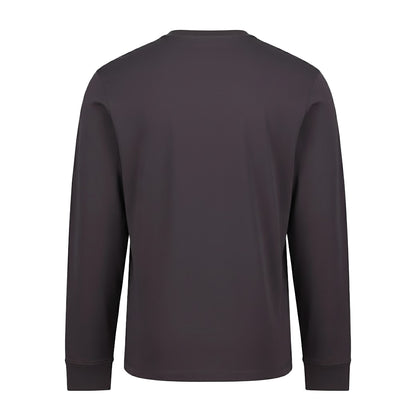 Solid Charcoal - Back - Awdis Mens Long-Sleeved T-Shirt