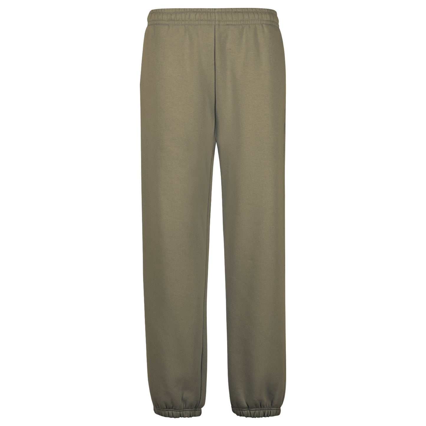 Pale Olive - Front - Build Your Brand Mens Fluffy Jogging Bottoms