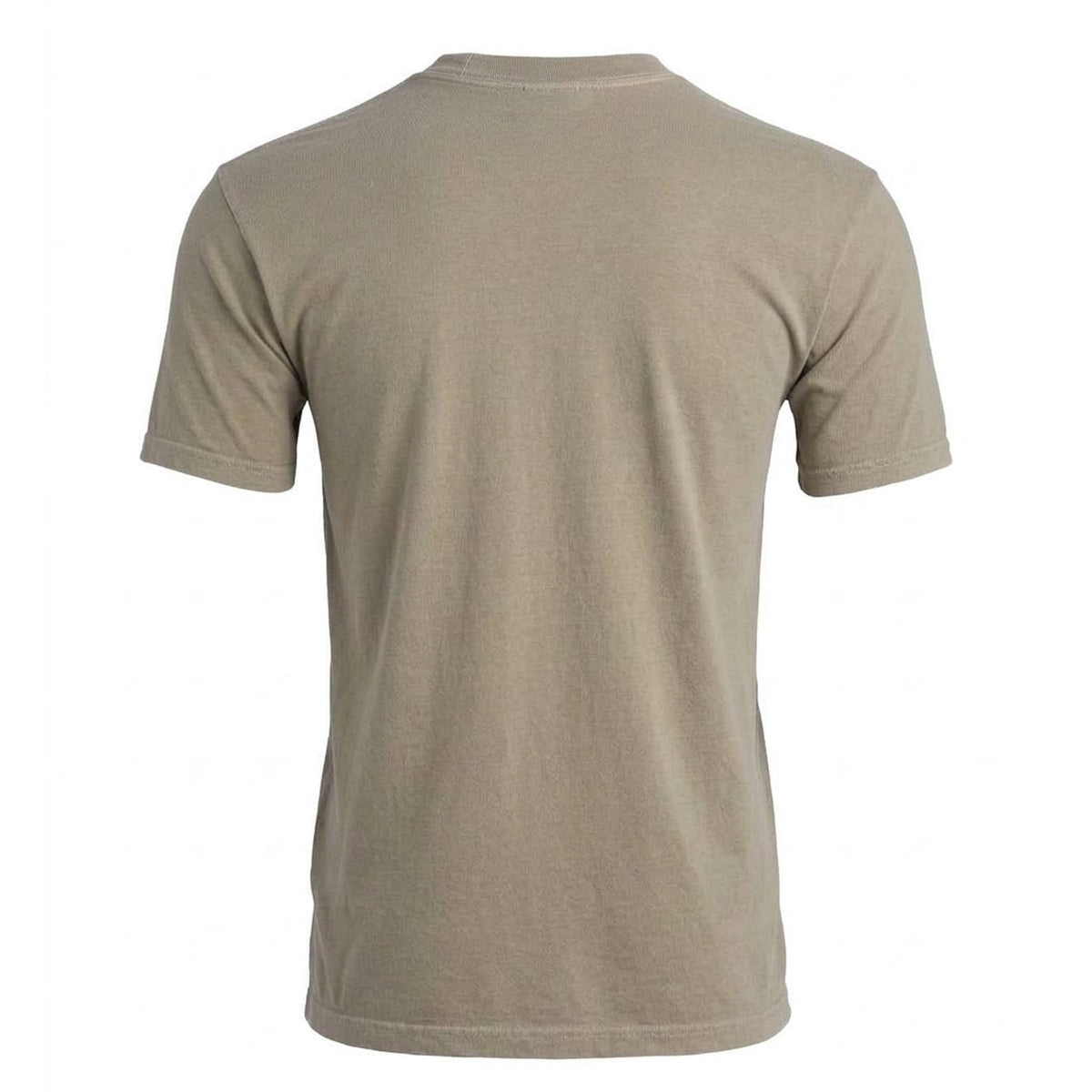 Khaki - Back - Comfort Colors Unisex Adult Heavyweight T-Shirt