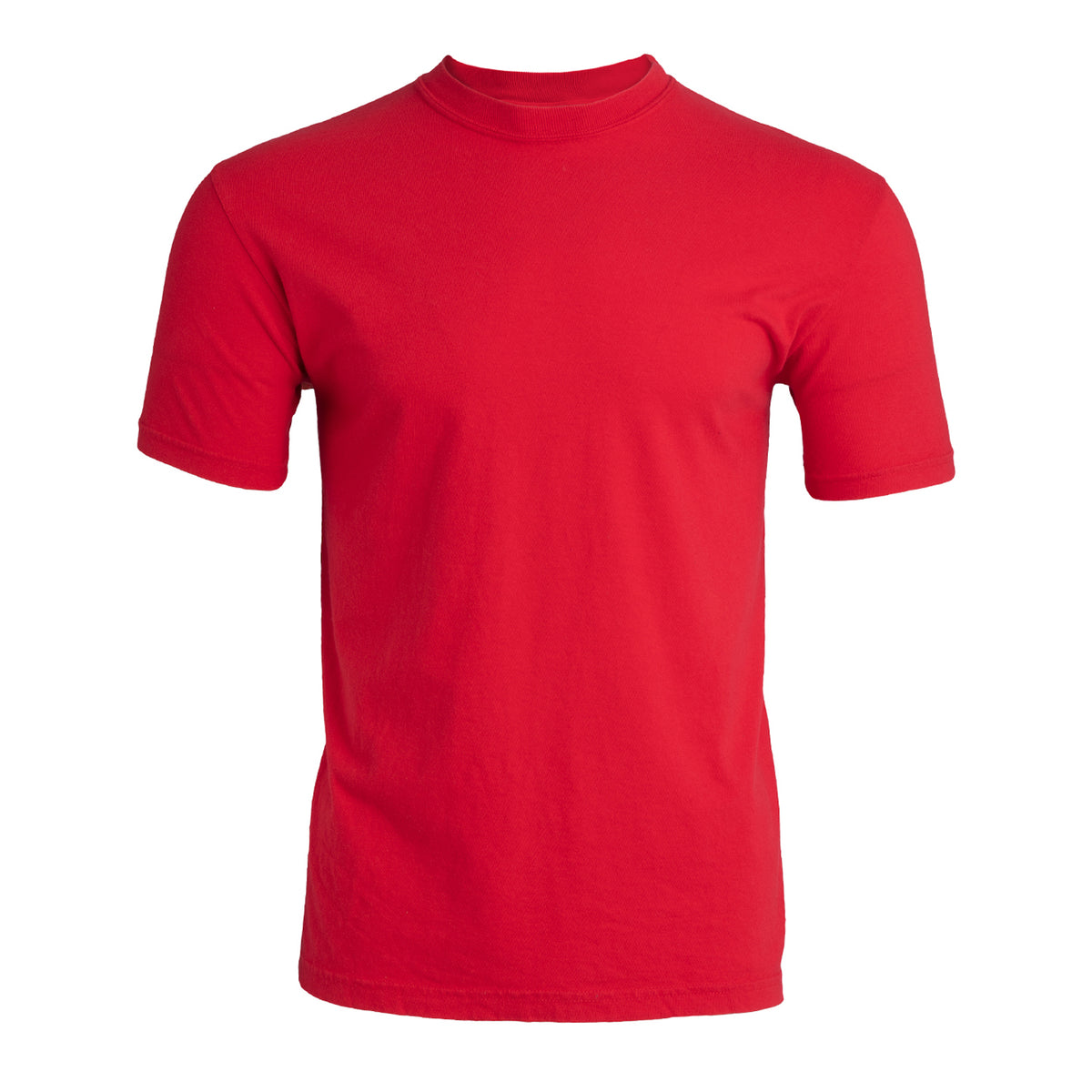 Red - Front - Comfort Colors Unisex Adult Heavyweight T-Shirt