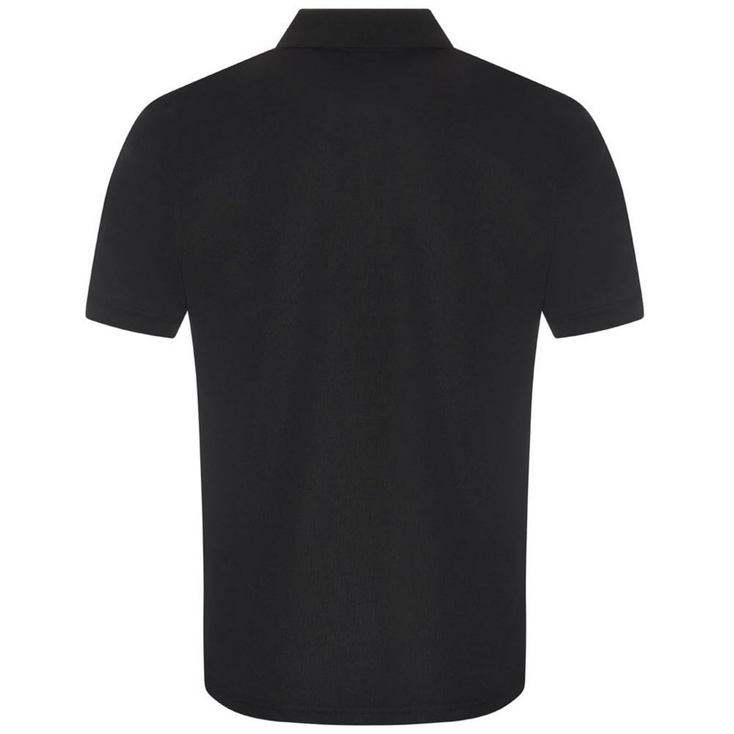 Black - Back - PRO RTX Mens Pro Wicking Polo Shirt