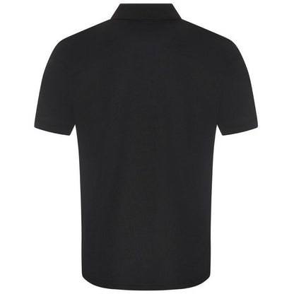 Black - Back - PRO RTX Mens Pro Wicking Polo Shirt