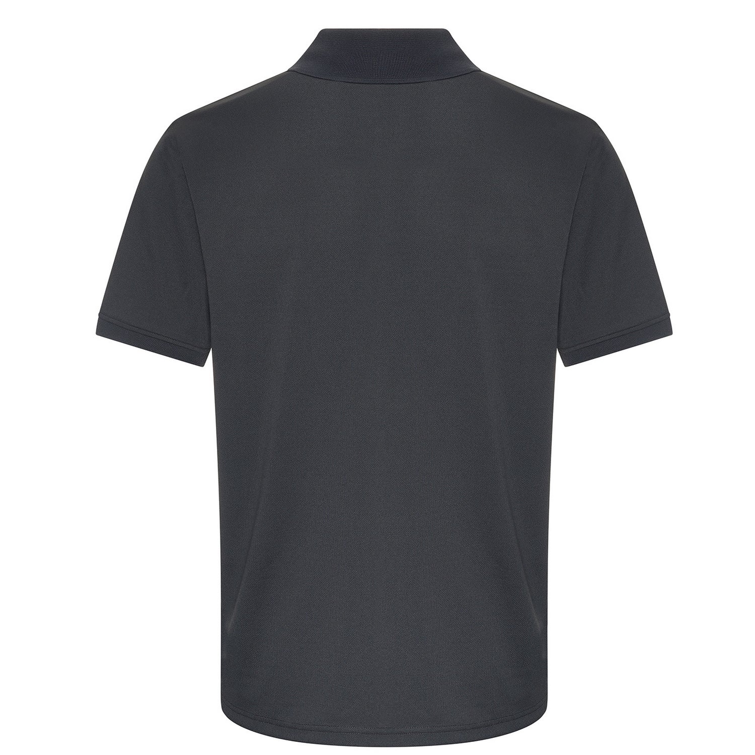 Solid Grey - Back - PRO RTX Mens Pro Wicking Polo Shirt