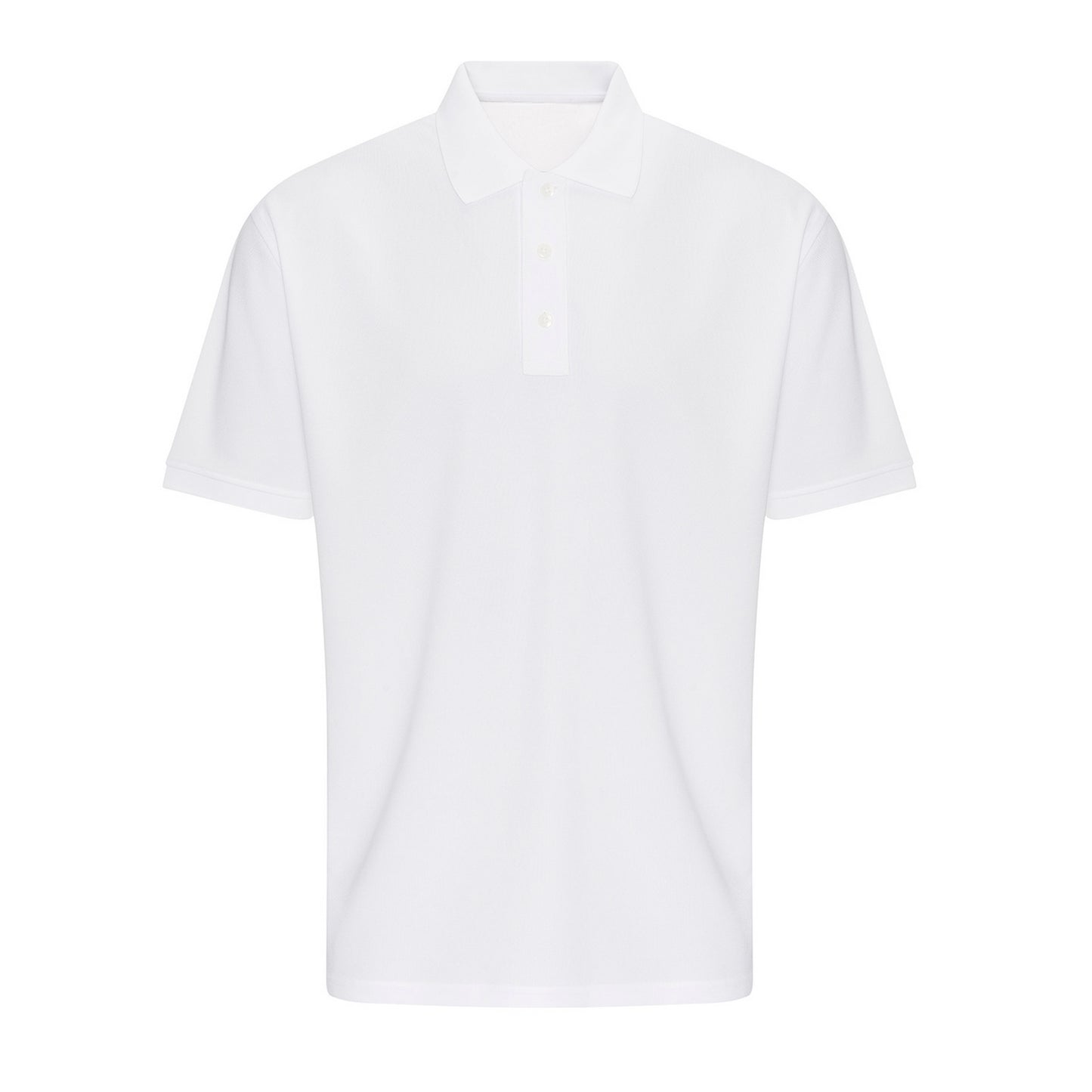White - Front - PRO RTX Mens Pro Wicking Polo Shirt