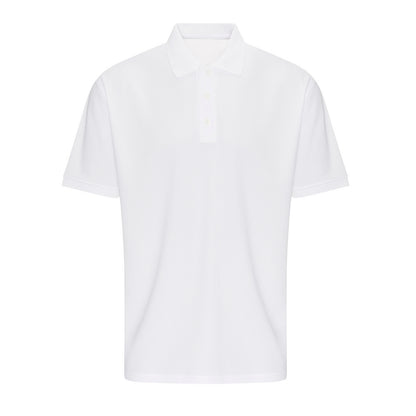 White - Front - PRO RTX Mens Pro Wicking Polo Shirt
