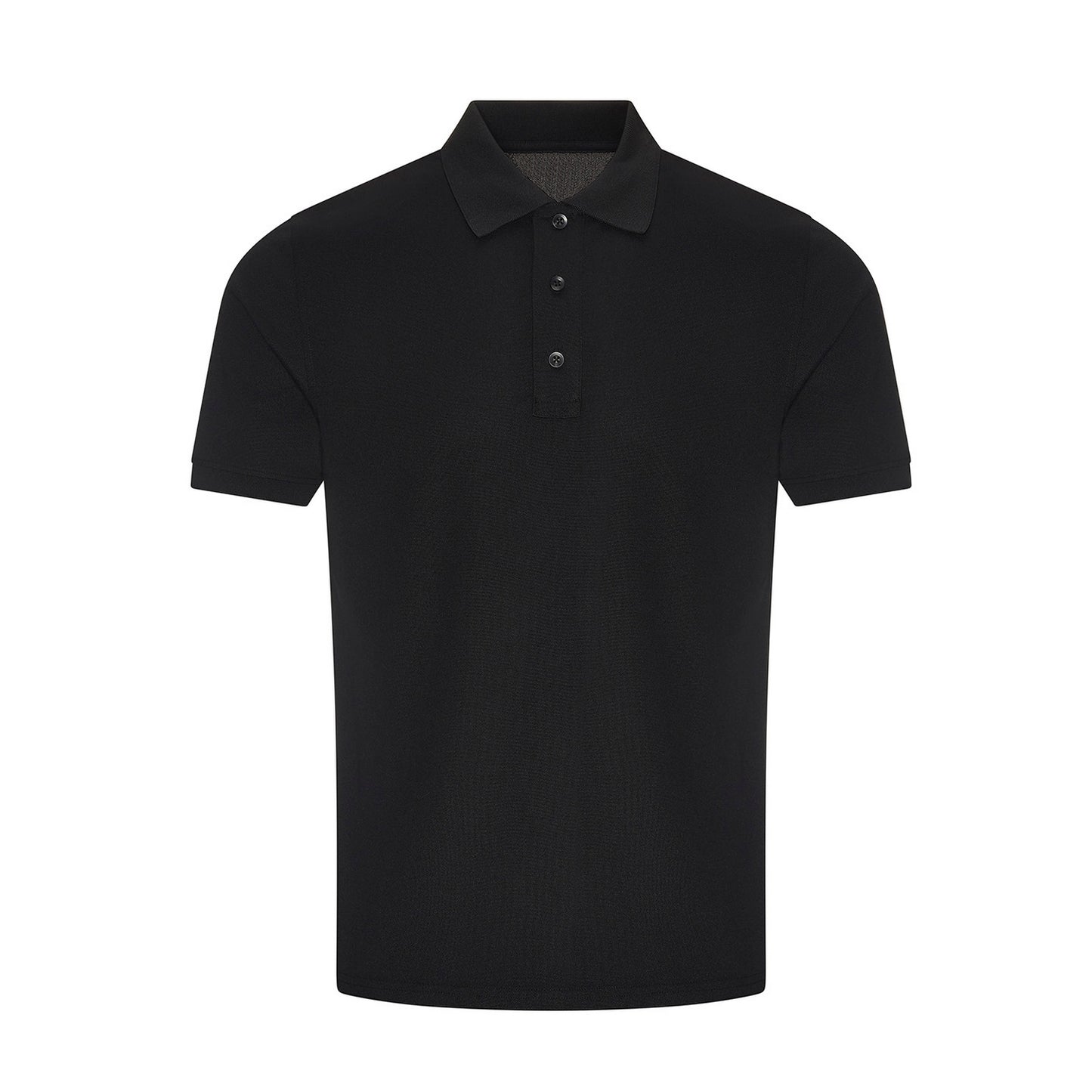 Black - Front - PRO RTX Mens Pro Wicking Polo Shirt