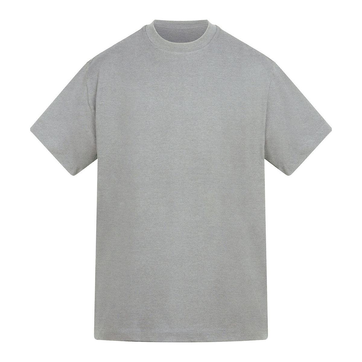Grey Marl - Front - Anthem Mens Amplify Heavyweight T-Shirt