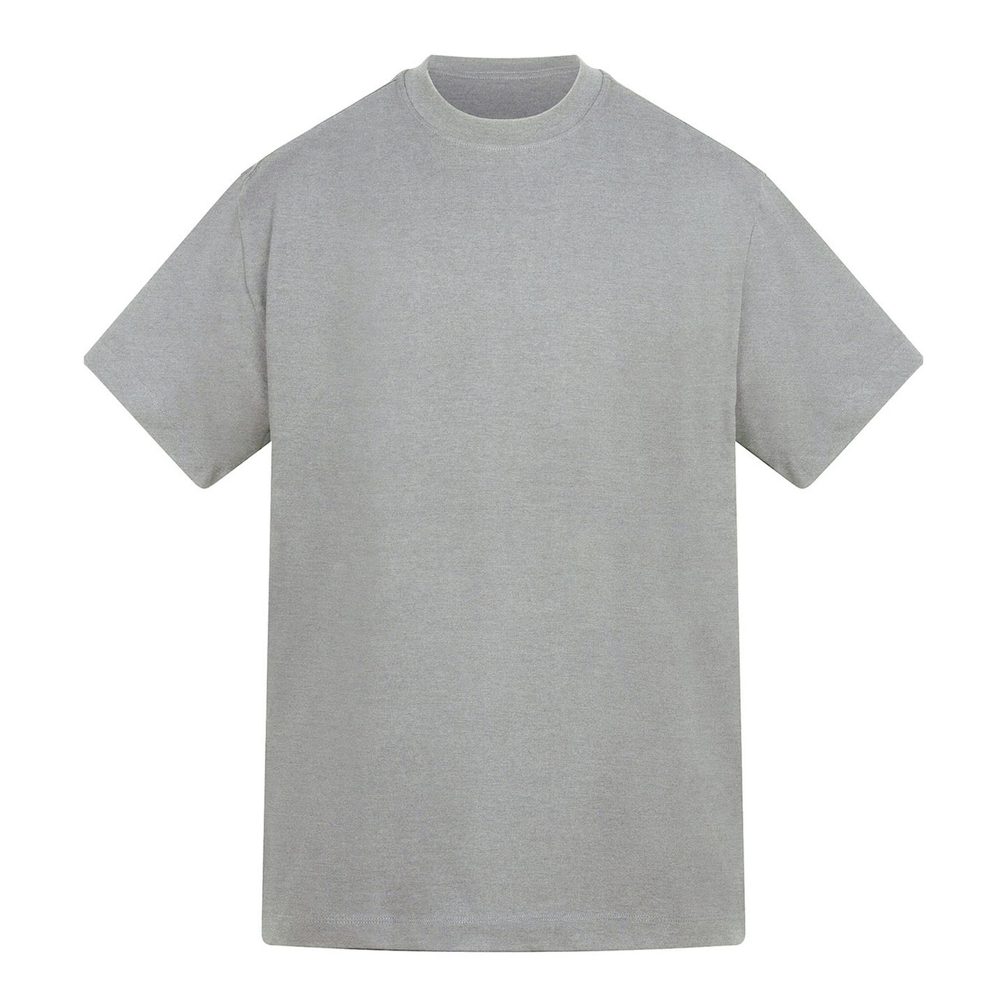 Grey Marl - Front - Anthem Mens Amplify Heavyweight T-Shirt