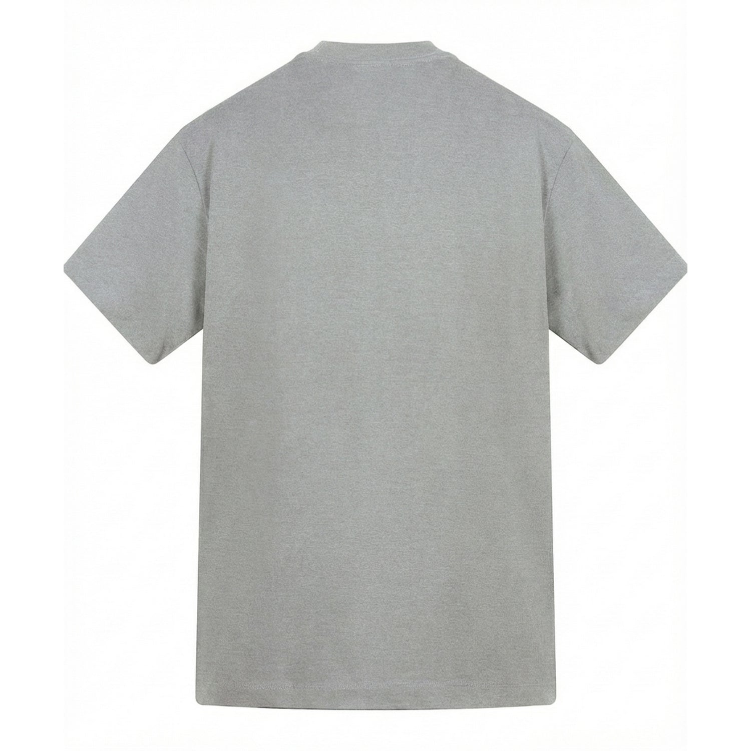 Grey Marl - Back - Anthem Mens Amplify Heavyweight T-Shirt