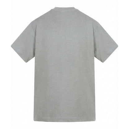 Grey Marl - Back - Anthem Mens Amplify Heavyweight T-Shirt