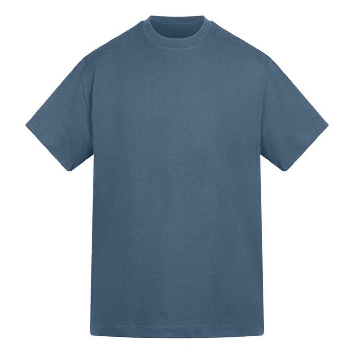 Indigo Blue - Front - Anthem Mens Amplify Heavyweight T-Shirt