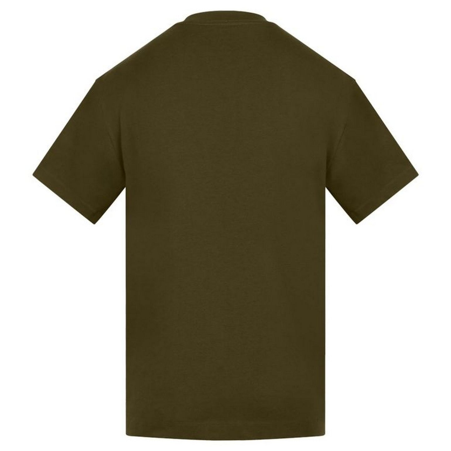 Khaki - Back - Anthem Mens Amplify Heavyweight T-Shirt