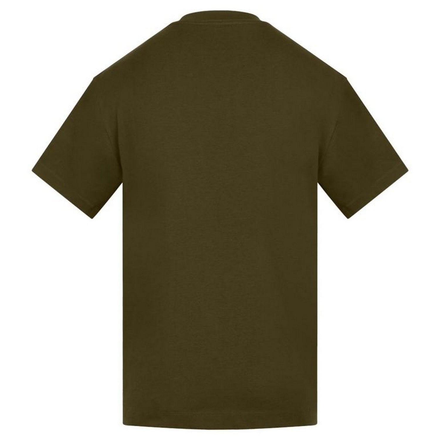 Khaki - Back - Anthem Mens Amplify Heavyweight T-Shirt