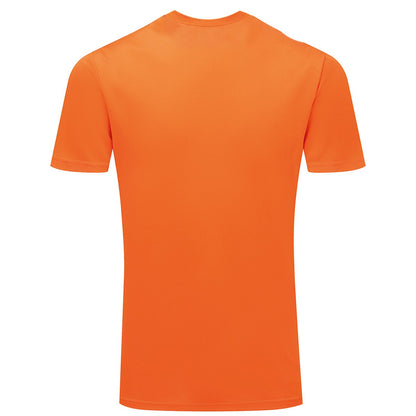 Orange - Back - TriDri Mens Ion-Charge Textured Recycled T-Shirt