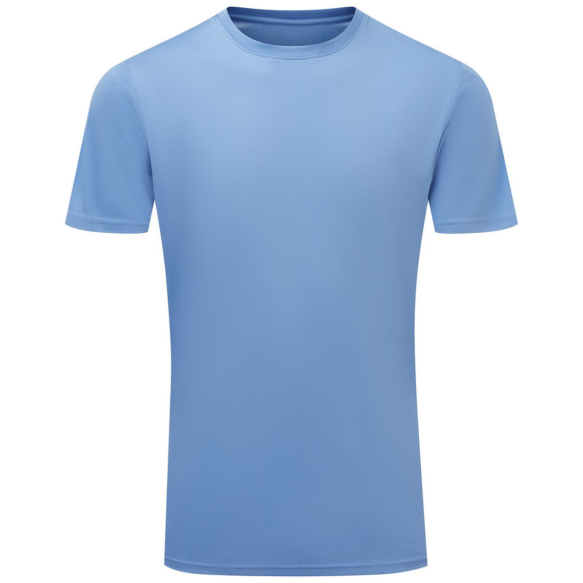 Cornflower - Front - TriDri Mens Ion-Charge Textured Recycled T-Shirt