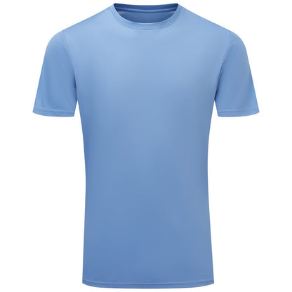 Cornflower - Front - TriDri Mens Ion-Charge Textured Recycled T-Shirt