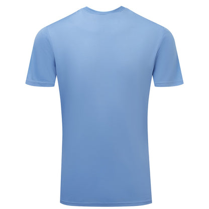 Cornflower - Back - TriDri Mens Ion-Charge Textured Recycled T-Shirt