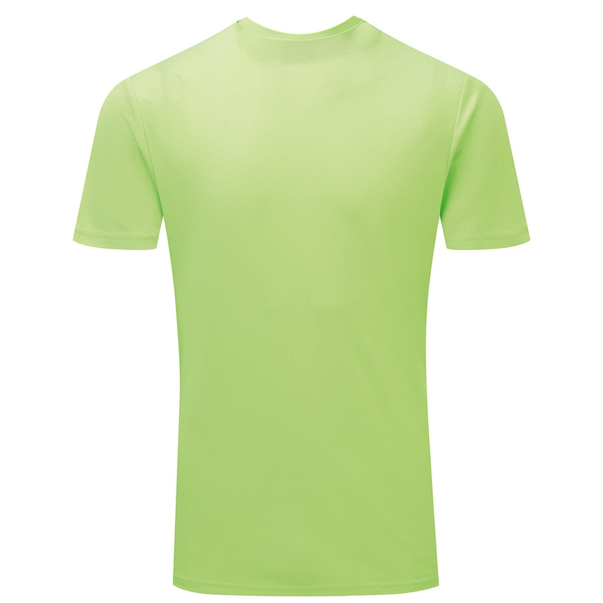 Lightning Green - Back - TriDri Mens Ion-Charge Textured Recycled T-Shirt