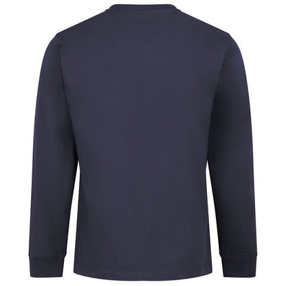 New French Navy - Back - Awdis Mens Long-Sleeved T-Shirt