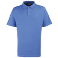 Royal - Front - Premier Mens Stud Heavyweight Plain Pique Polo Shirt