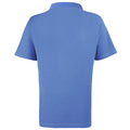 Royal - Back - Premier Mens Stud Heavyweight Plain Pique Polo Shirt