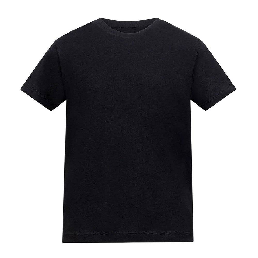 Deep Black - Front - Awdis Childrens-Kids Plain T-Shirt