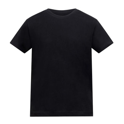 Deep Black - Front - Awdis Childrens-Kids Plain T-Shirt