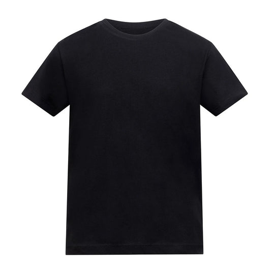 Deep Black - Front - Awdis Childrens-Kids Plain T-Shirt