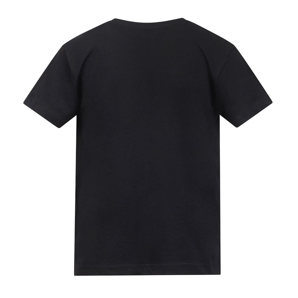 Deep Black - Back - Awdis Childrens-Kids Plain T-Shirt