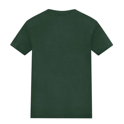 Bottle Green - Front - Awdis Childrens-Kids Plain T-Shirt