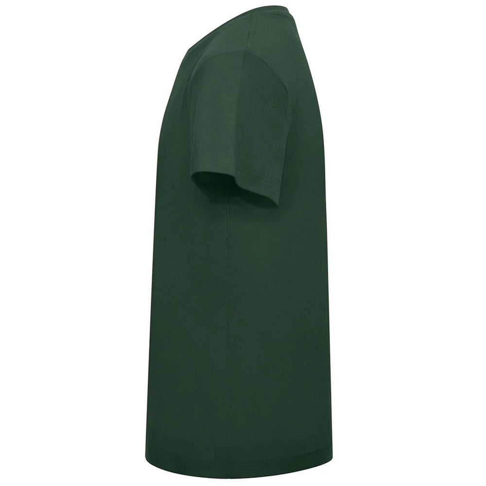Bottle Green - Side - Awdis Childrens-Kids Plain T-Shirt