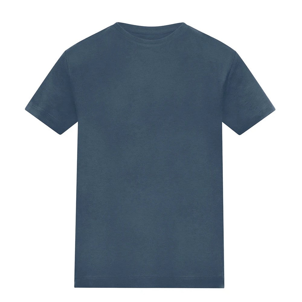 Airforce Blue - Front - Awdis Childrens-Kids Plain T-Shirt