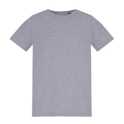 Heather Grey - Front - Awdis Childrens-Kids Plain T-Shirt