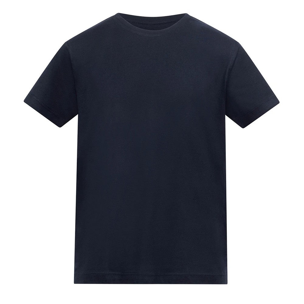 New French Navy - Front - Awdis Childrens-Kids Plain T-Shirt