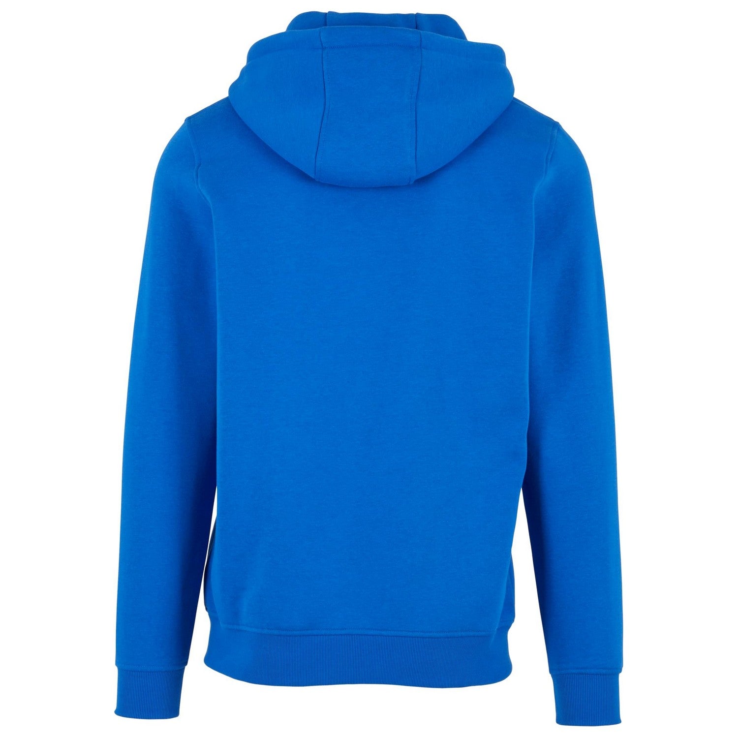 Intense Blue - Back - Build Your Brand Mens Heavy Full Zip Hoodie