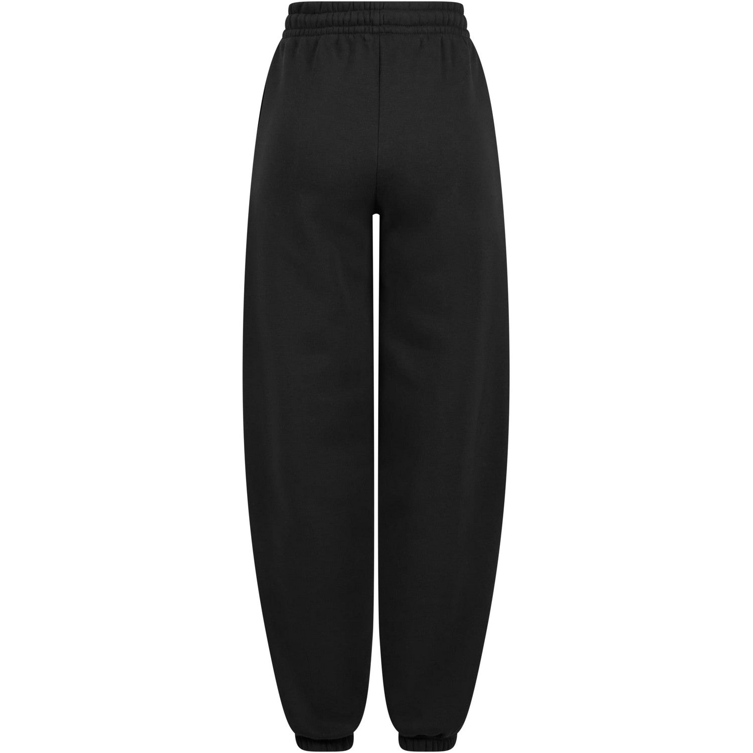 Black - Back - Build Your Brand Womens-Ladies Fluffy Jogging Bottoms