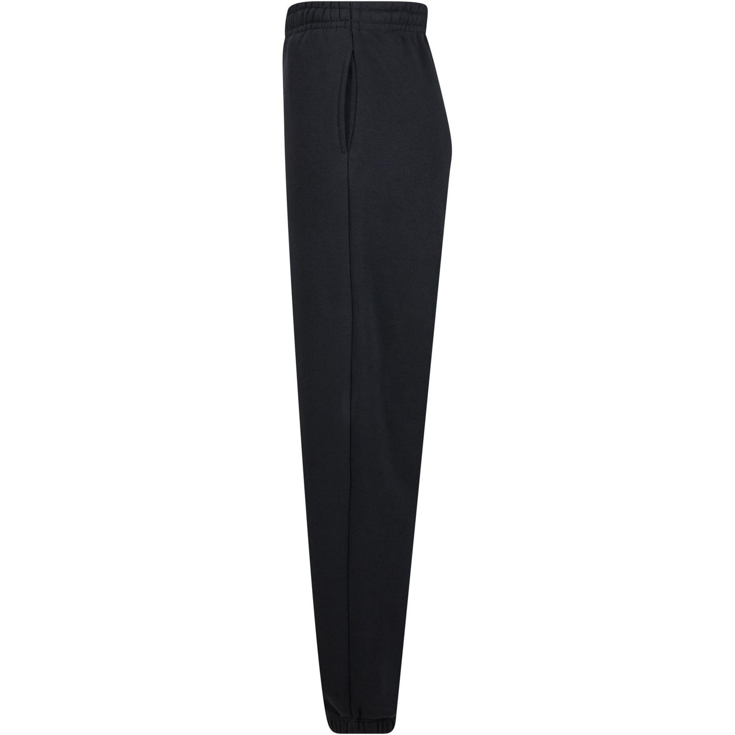 Black - Lifestyle - Build Your Brand Womens-Ladies Fluffy Jogging Bottoms